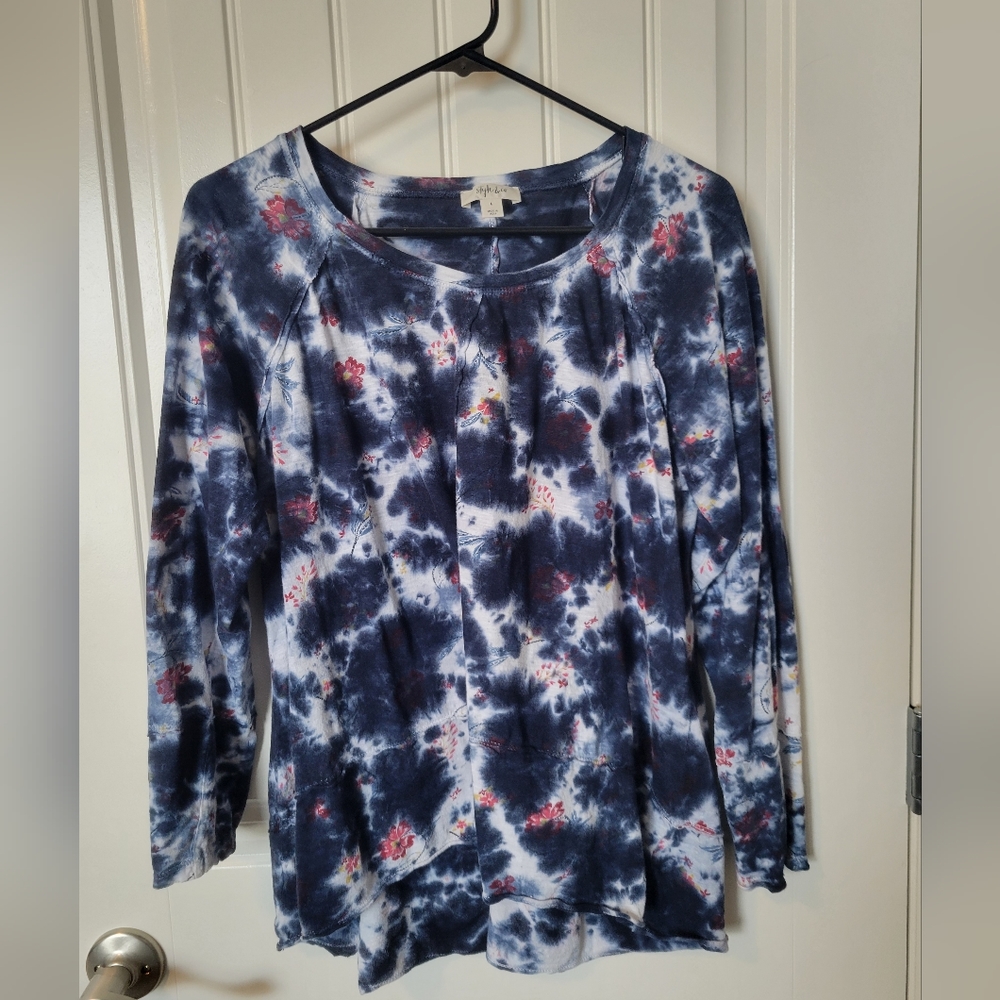 Style & Co casual topp, size L.